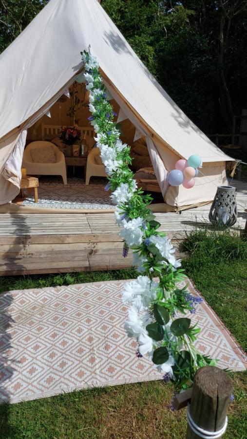 Hopgarden Glamping - Luxury 6M Bell Tent Wadhurst Exterior photo