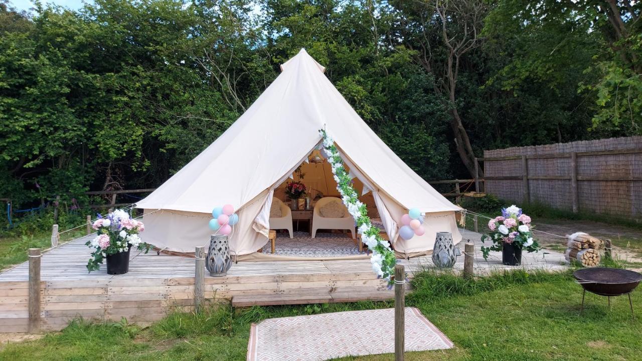 Hopgarden Glamping - Luxury 6M Bell Tent Wadhurst Exterior photo